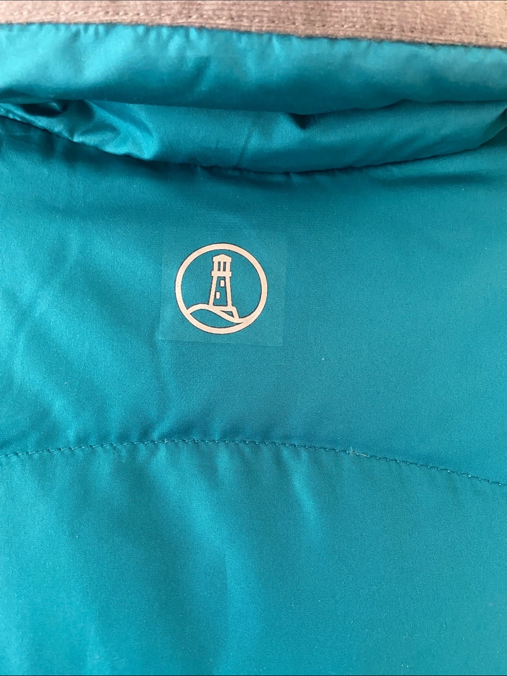 Women’s Turquoise lightweight puffer vest, Lands End, size S - Picture 4 of 16